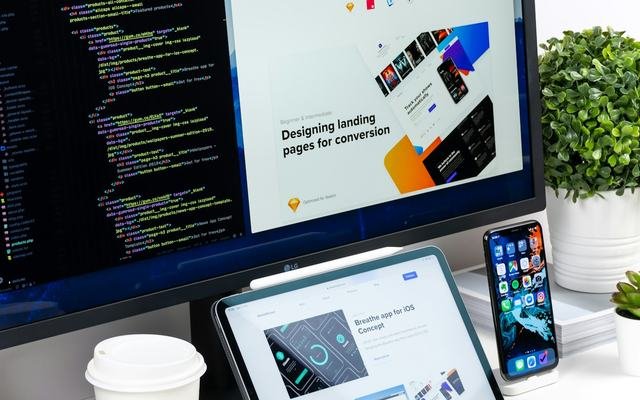 A lean one-time website on desktop, tablet, and phone